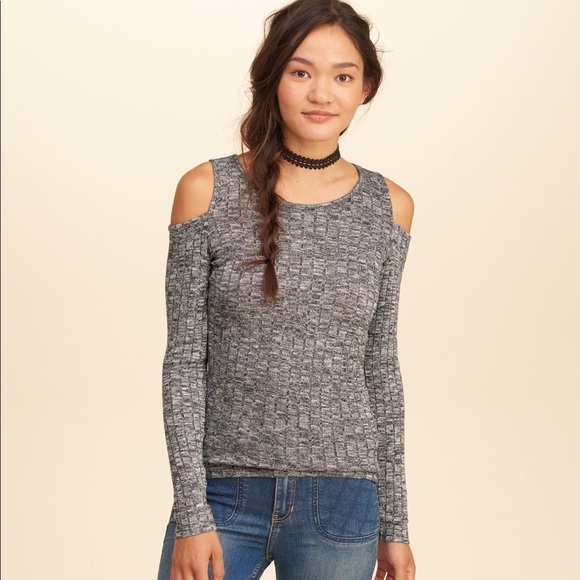 Hollister Tops - Cold shoulder long sleeve!